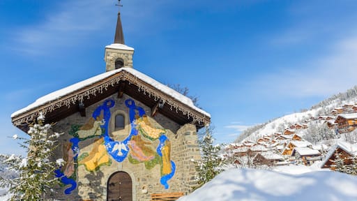 France, Savoie (73), Méribel, la chapelle de Mussillon Notre Dame des Neiges.