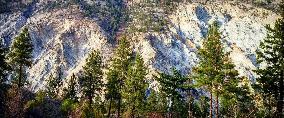 Along the scenic drive route to Kamloops