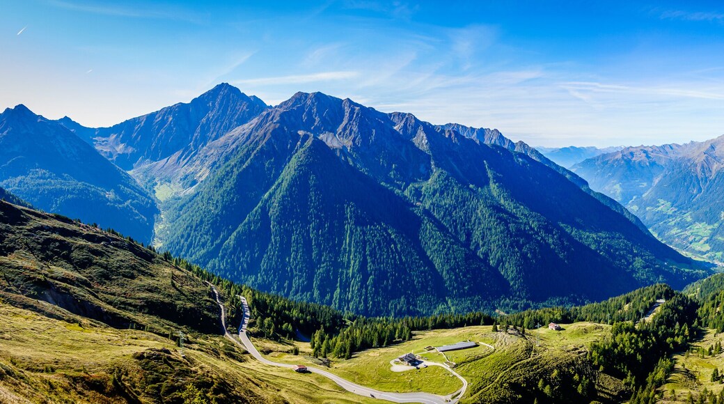 landscape at the Jaufenpass in Italy