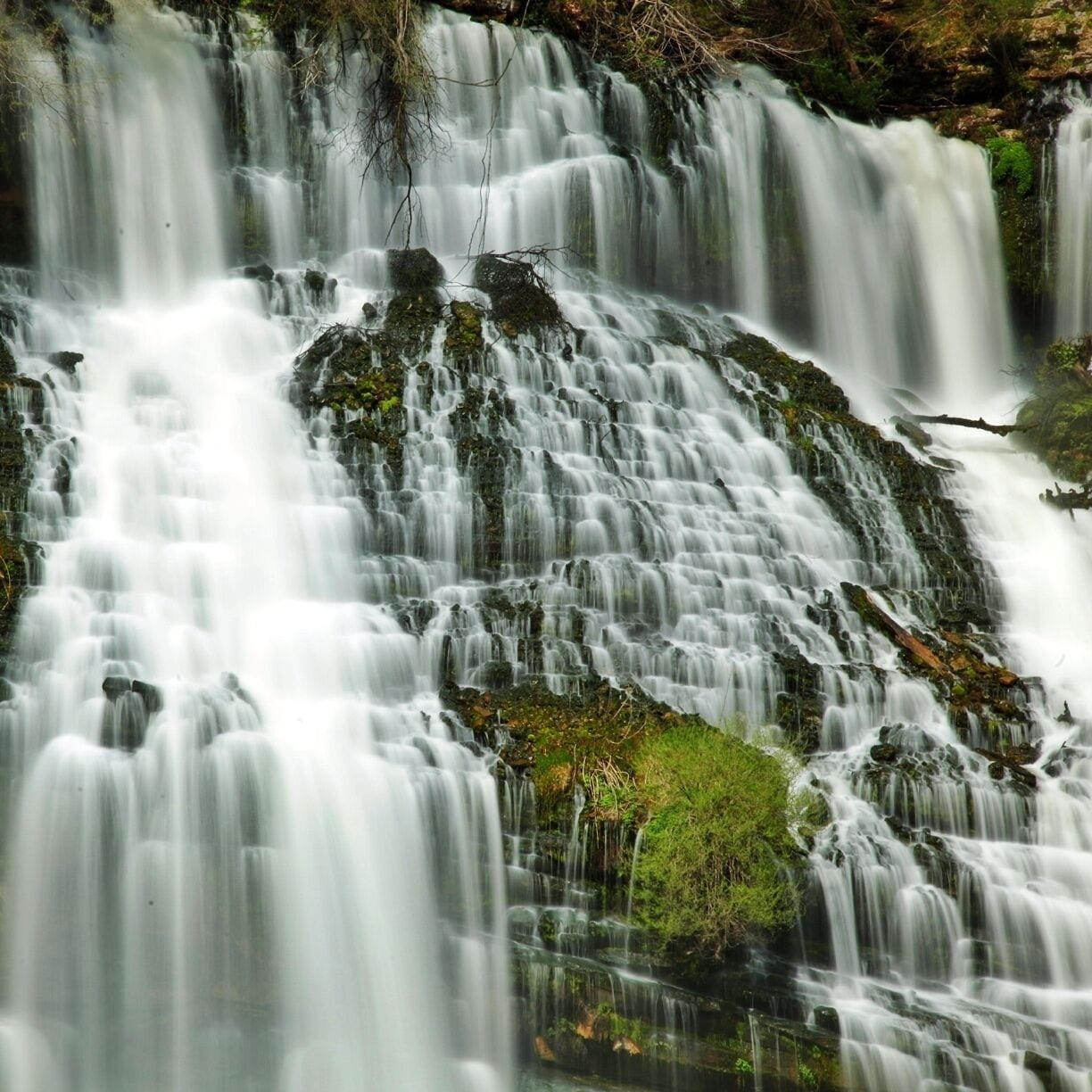 Another close up of the main waterfall at rock island state park! I love this plae
