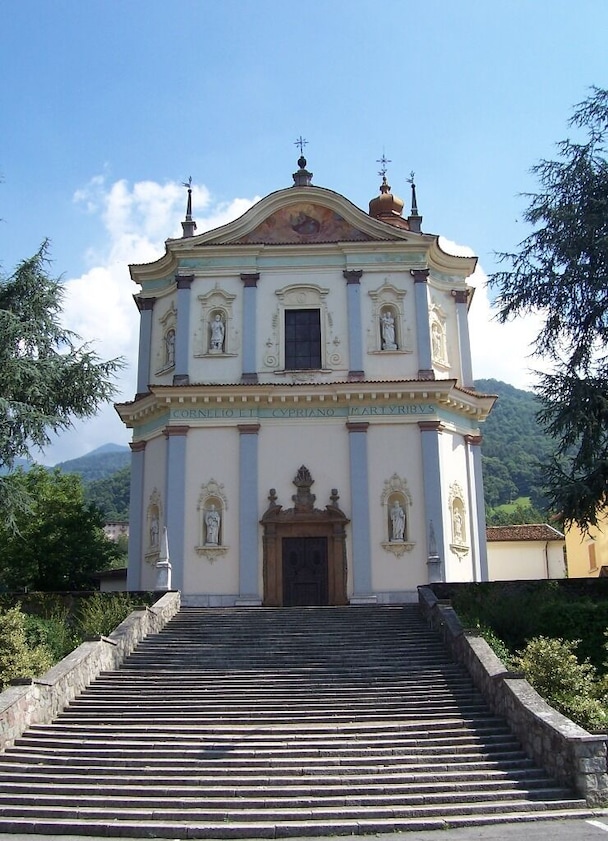 Parish church of Saints Cornelius and Cyprian. Artogne, Val Camonica