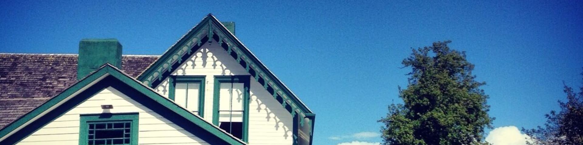 Rich in history and beautifully restored, the town of Oysterville sits quietly at the tip of the Long Beach peninsula, almost eerily quaint, as if it's still waiting to be forgotten. An afternoon stroll through the cluster of 1800's homes will leave you nostalgic for simpler times and in awe of the blllowing rhododendrons that drape over garden fences like the heads of drowsy children. • oysterville.org • #Oysterville #Washington #historic #architecture #livinghistory