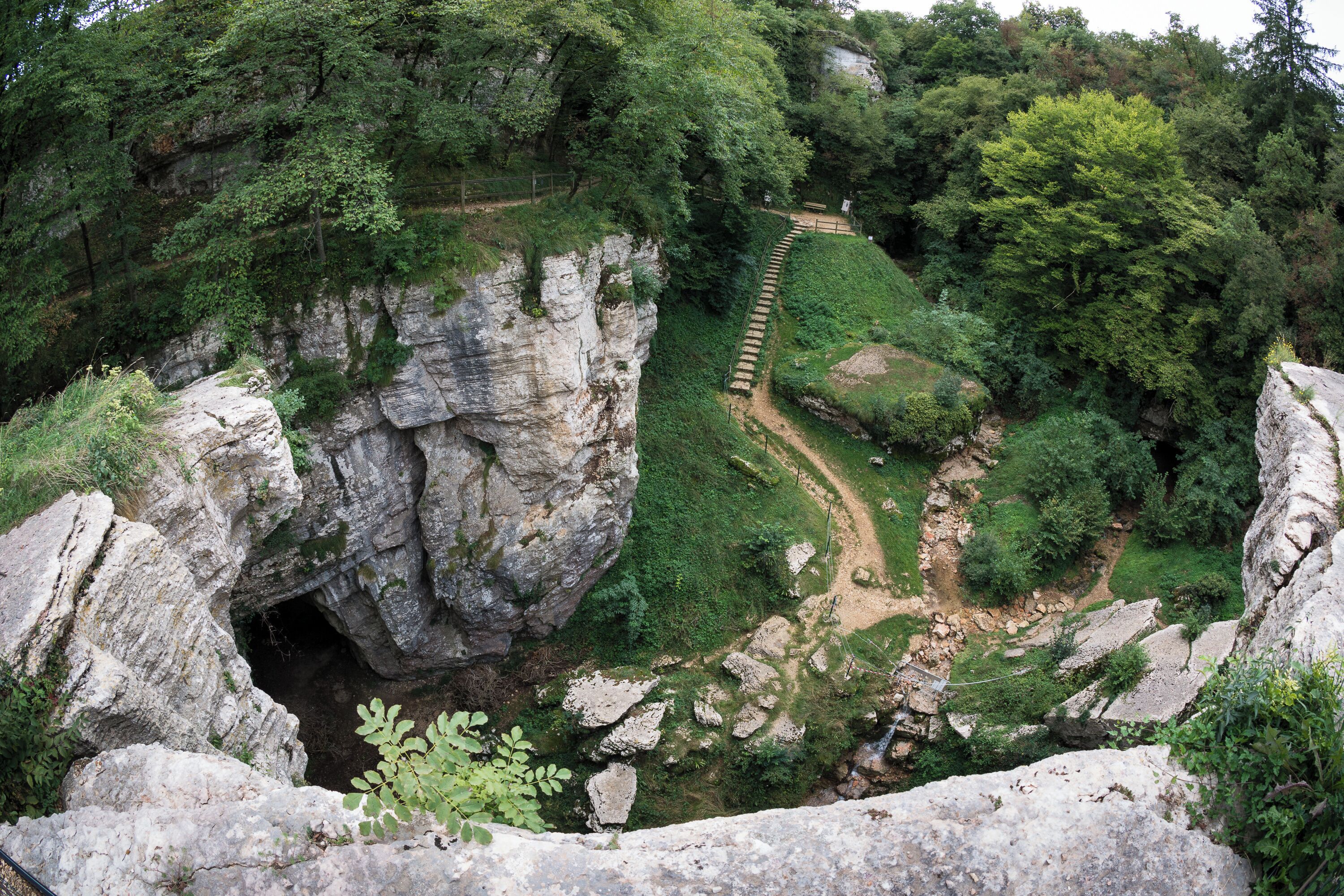 Blick von der Ponte di Veja Richtung Westen.