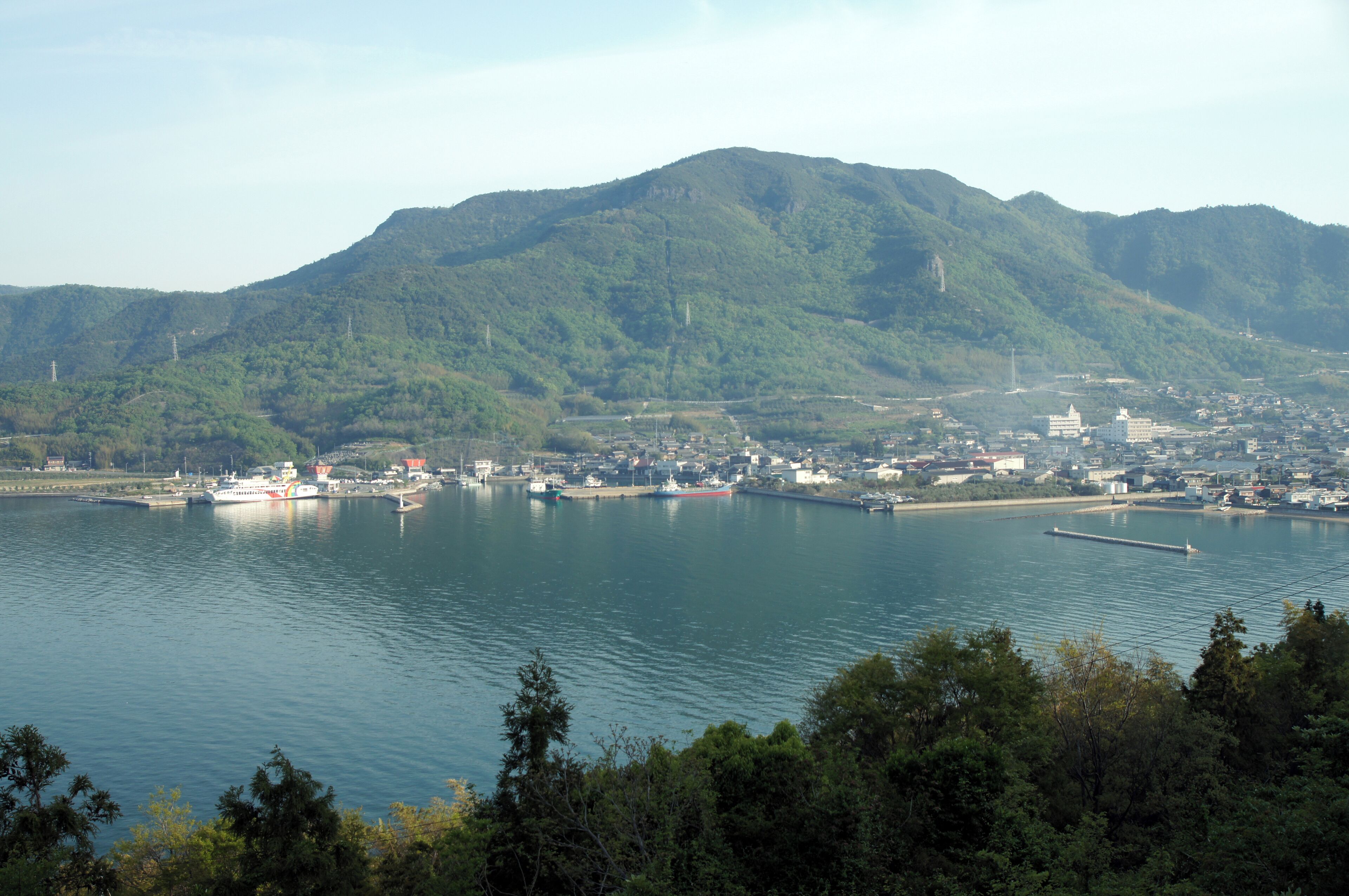 Ikeda Port of Shodo Island in Shodoshima, Kagawa prefecture, Japan