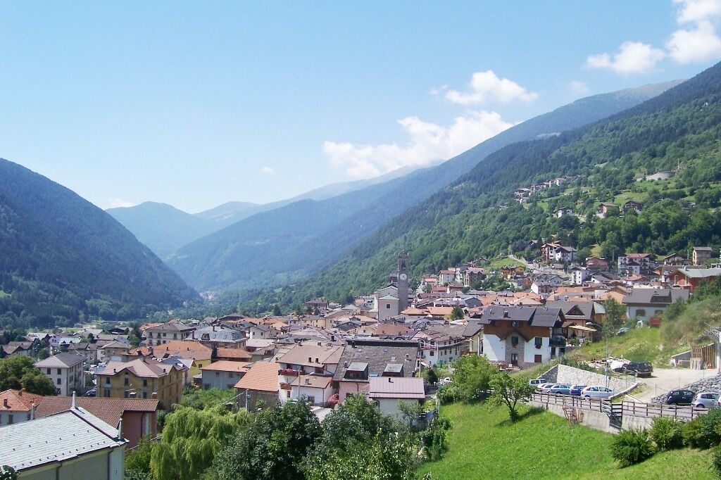 Panorama. Vezza d'Oglio, Val Camonica, Italy