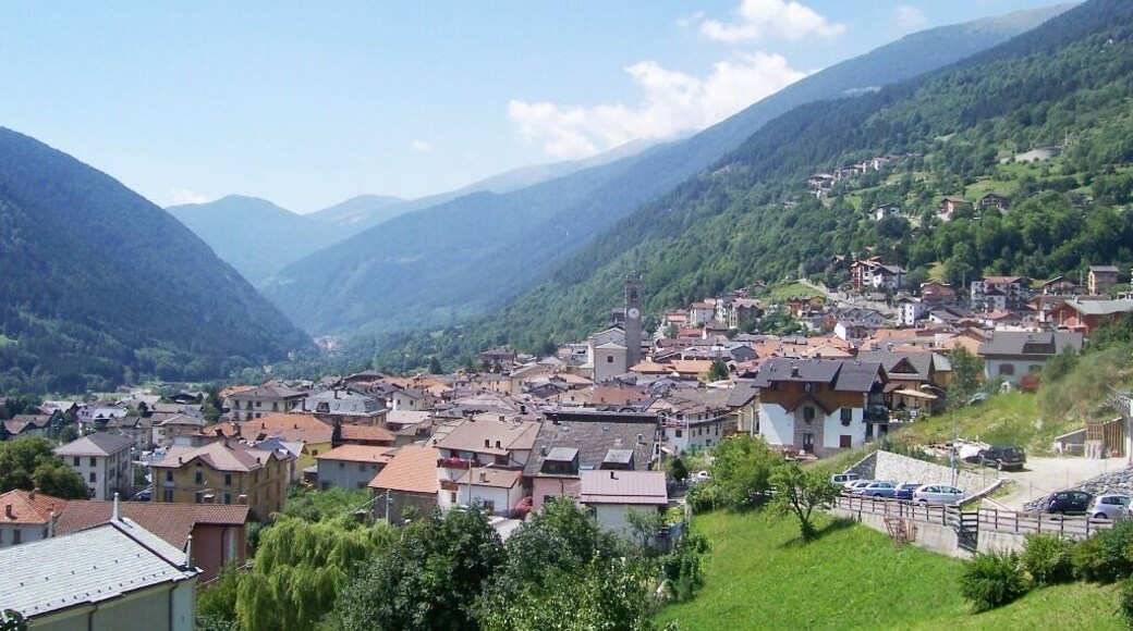 Panorama. Vezza d'Oglio, Val Camonica, Italy