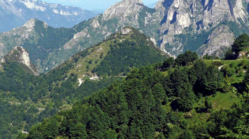 Blick von der Strada degli Eroi