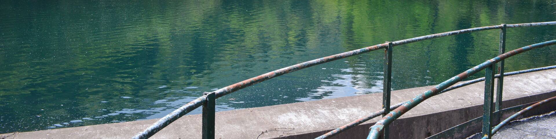 Laghetto di Bongi visto dalla diga - Mura (BS)