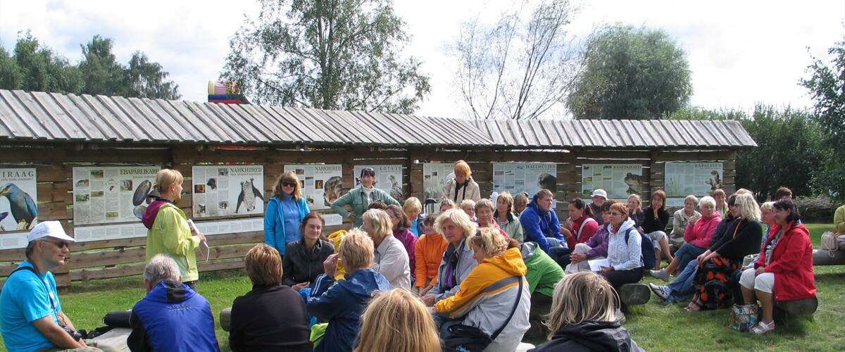 Haabersti as well as a small group of people