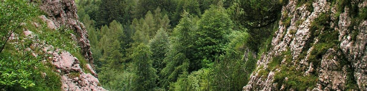 Vista dal sentiero che porta sul Kempel