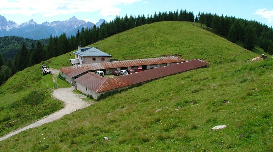 Baion hut in Domegge di Cadore,Marmarole, Dolomites, Italy