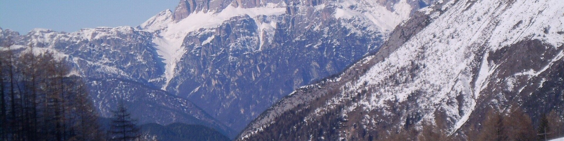 Tre Cime di Lavaredo seen from Malga Doana,Vigo di Cadore, Belluno,Italy ;