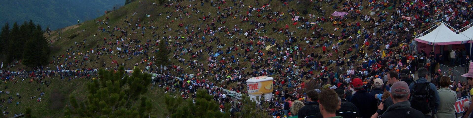 93esimo giro d Italia,la tappa del Zoncolan (View to Northwest)