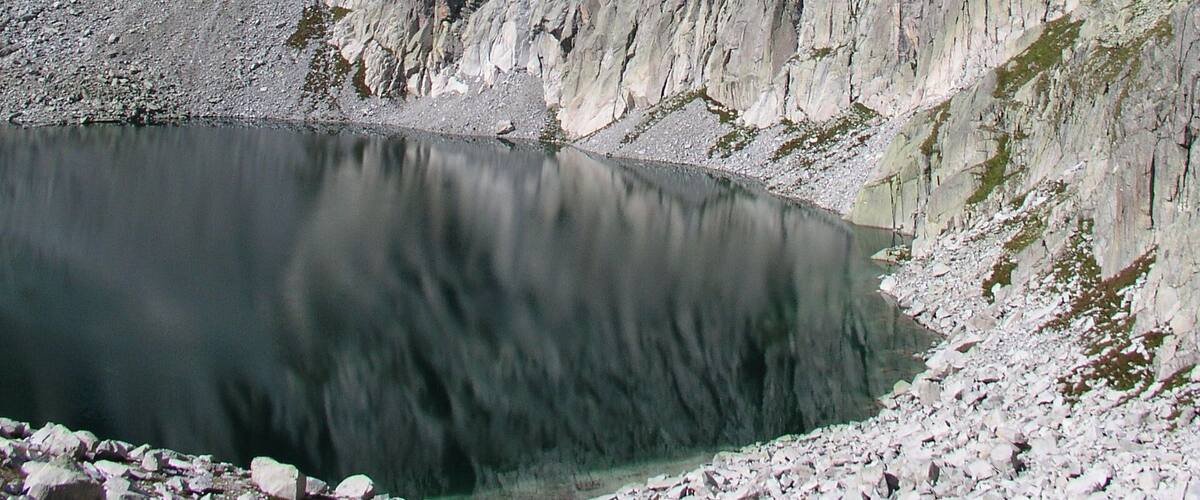 Cima d'Asta e il lago