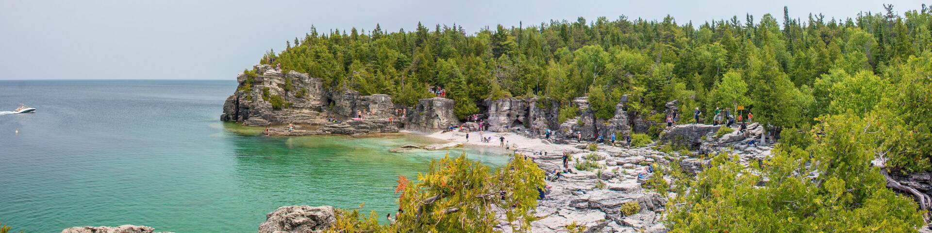Coastline at Bruce Peninsula National Park Ontario Canada