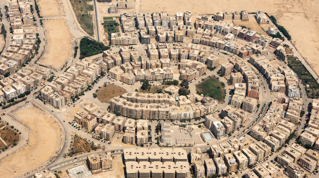 Aerial view of Cairo city.