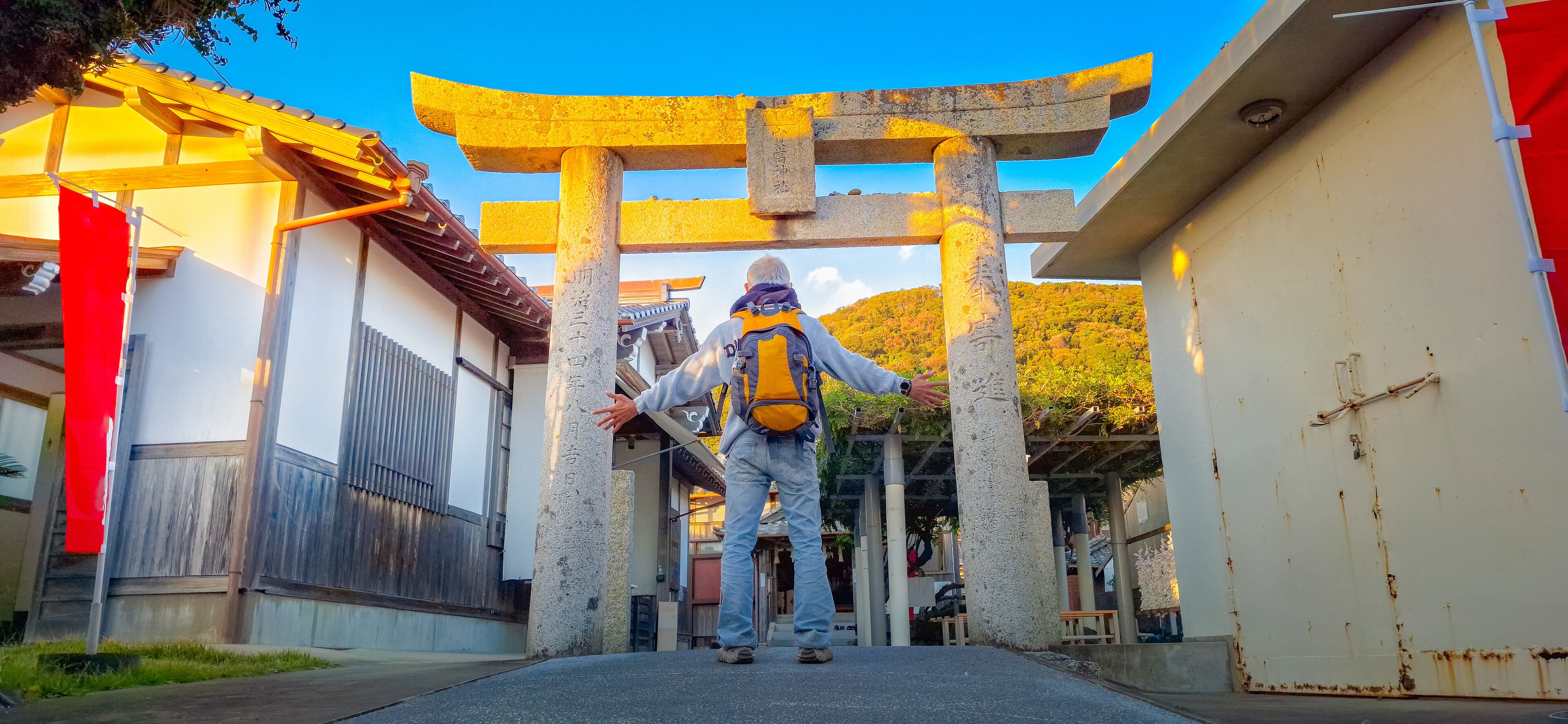 Hoto Jinja Shrine, dedicated to Tsunayoshi Nozaki, a hero who defended the island against pirates, now famous as a lottery winning shrine, Karatsu, Saga, Kyushu, Japan