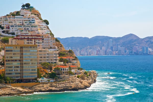 La Cala Beach featuring general coastal views and a coastal town