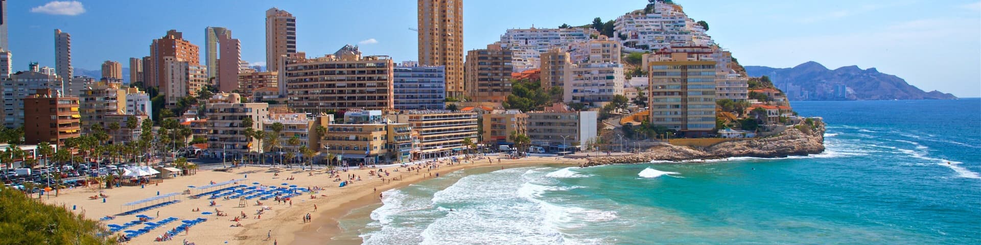 La Cala Beach which includes general coastal views and a coastal town