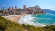 La Cala Beach which includes general coastal views and a coastal town