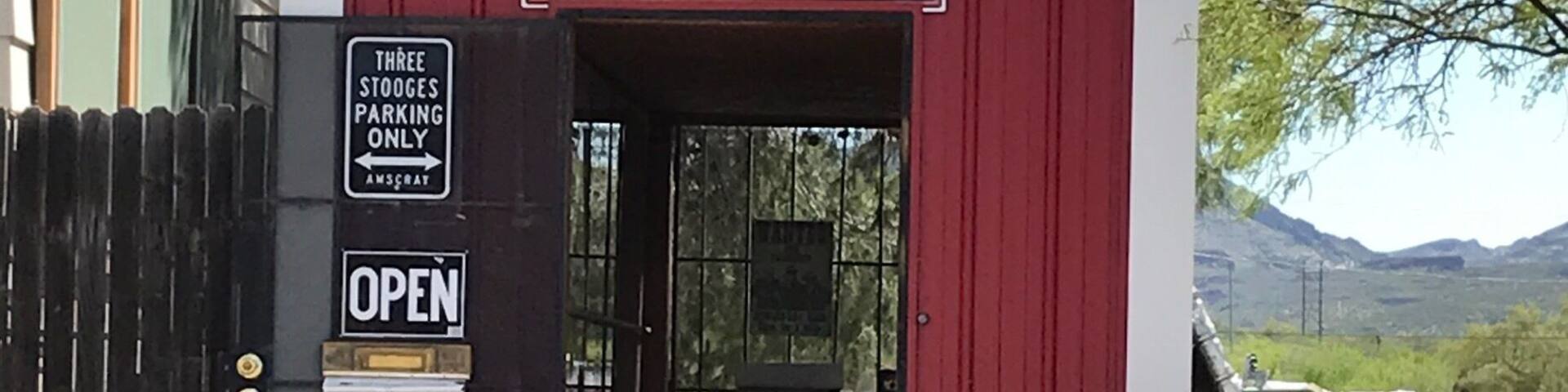 Tucked away in the town of Superior, AZ sits a tiny museum appropriately called, "World's Smallest Museum". Once you visit, you will likely agree. Definitely worth a photo.