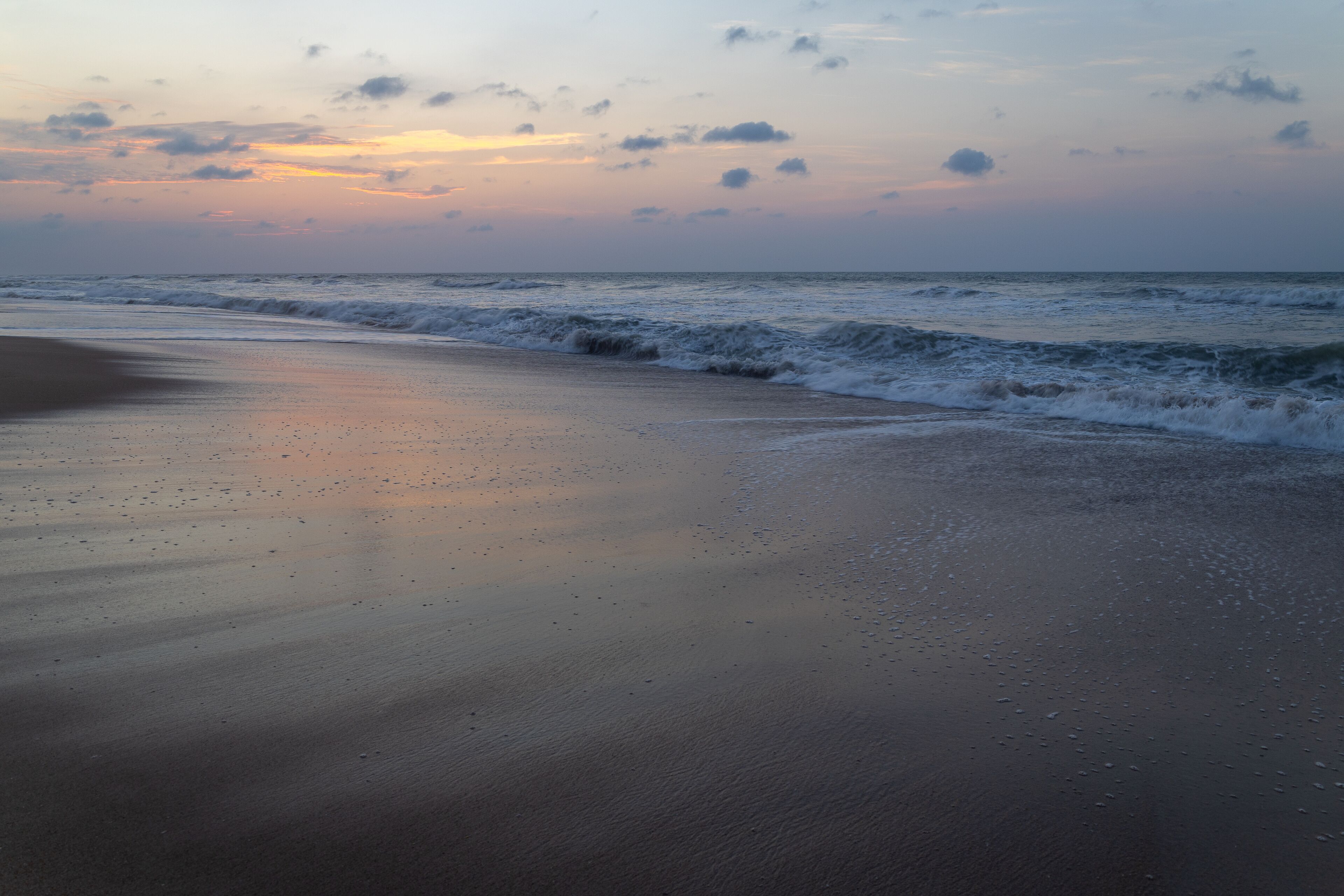 Morning Beach Reflections
