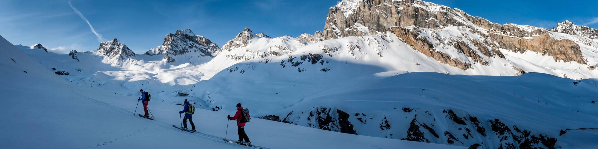 Italy, Rhemes-Notre-Dame, Benevolo, ski mountaineering