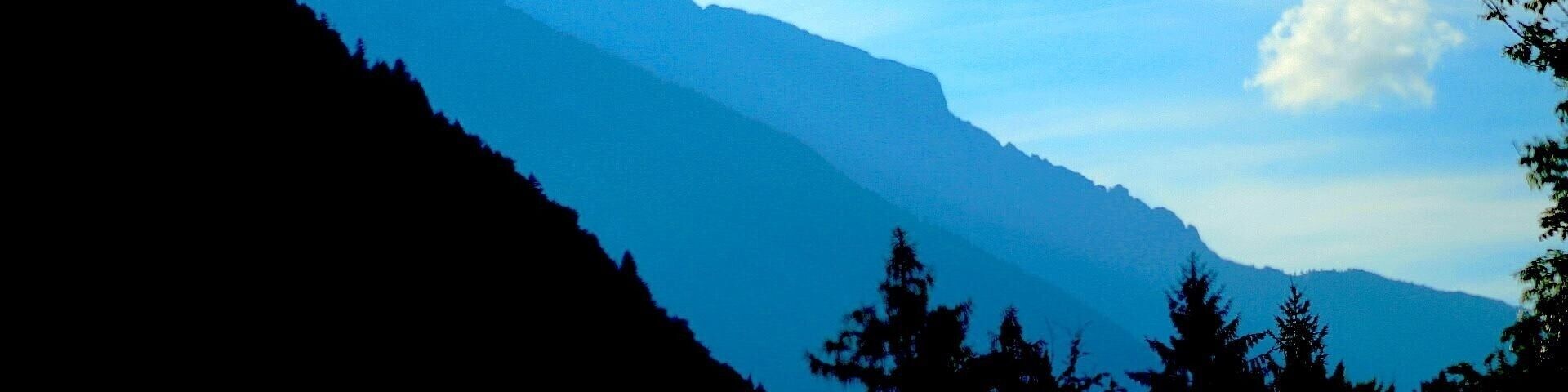#BVSBlue
While driving in the Motorway to Germany from Salzburg. The Alps gave a series of profile shadows to different hues of blues.