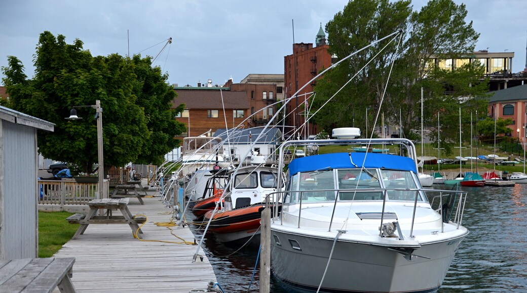 Marina in the Town Marquette, Michigan