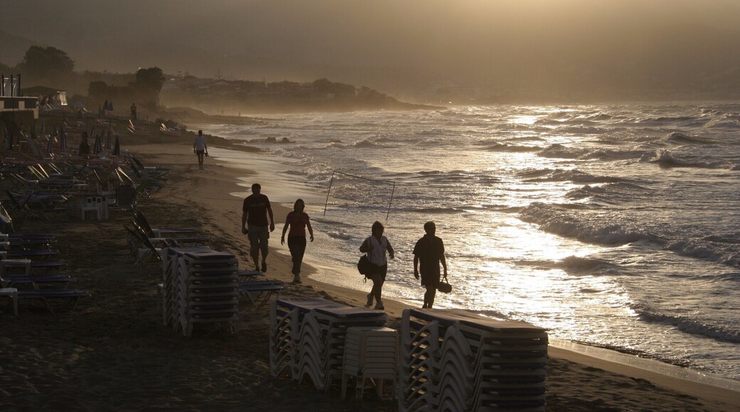 Malia Beach Sundown at the Malia Beach Hotel
