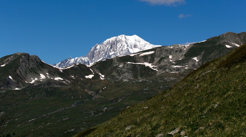 View of mountain in Val d'Aosta
