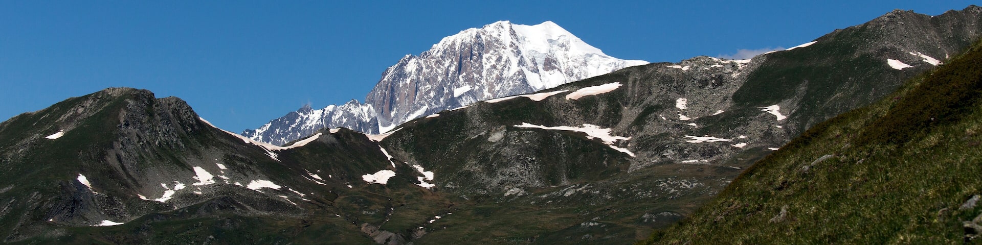 View of mountain in Val d'Aosta
