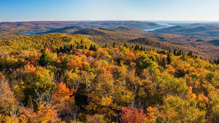 West Mountain and Sacandaga Lake Panorama