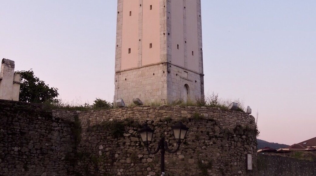Bell tower at sunset