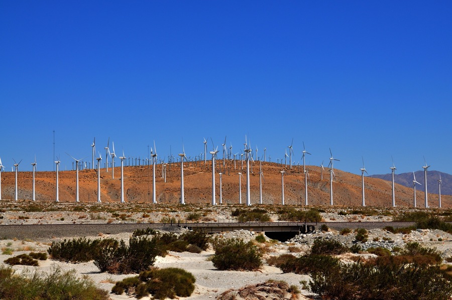Train at Palm Springs, California, USA