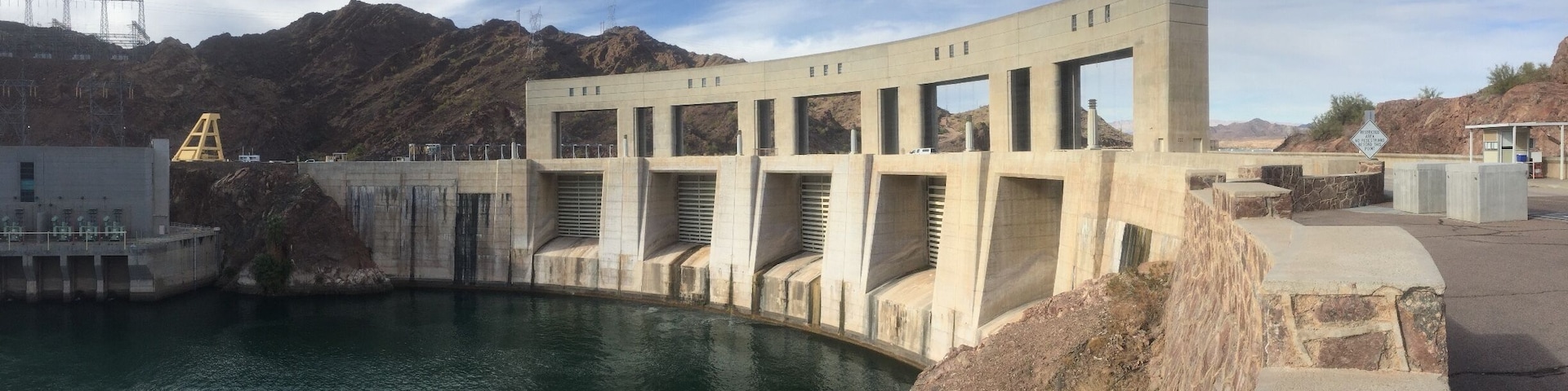 This is the deepest dam in the world. Great views of dam from road. Easy side trip on way to or from Lake Havasu City