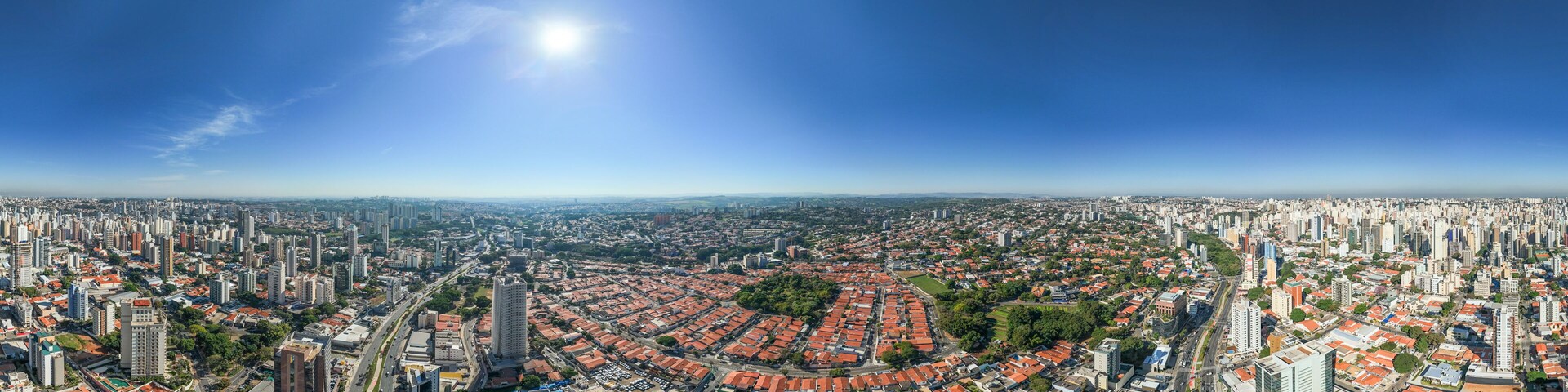 Vista do Cambuí, cidade de Campinas