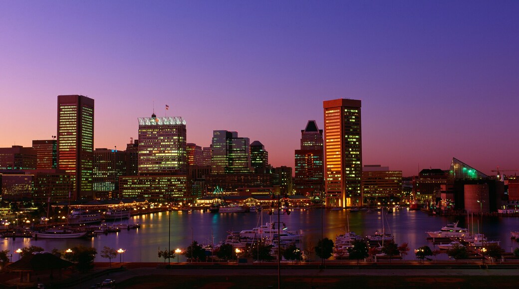 Inner Harbor, Baltimore, Sunset, Maryland