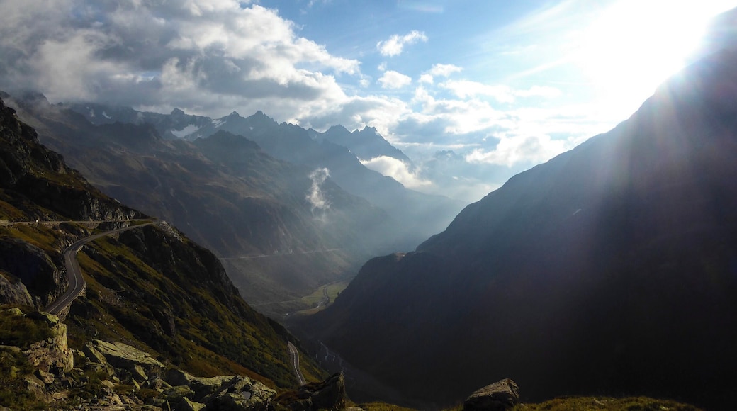 Susten Pass is a mountain pass in the Swiss Alps. The pass road, built from 1938–1945, connects Innertkirchen in the canton of Bern with Wassen in the canton of Uri. A 300 metres long tunnel crosses the pass at 2,224 metres