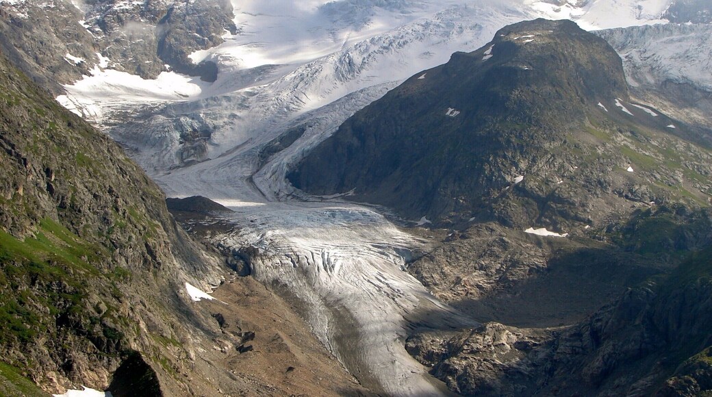 The Stein Glacier (German: Steingletscher) is a 4 km long glacier (2005) situated in the Urner Alps in the canton of Berne in Switzerland. In 1973 it had an area of 6.06 km2