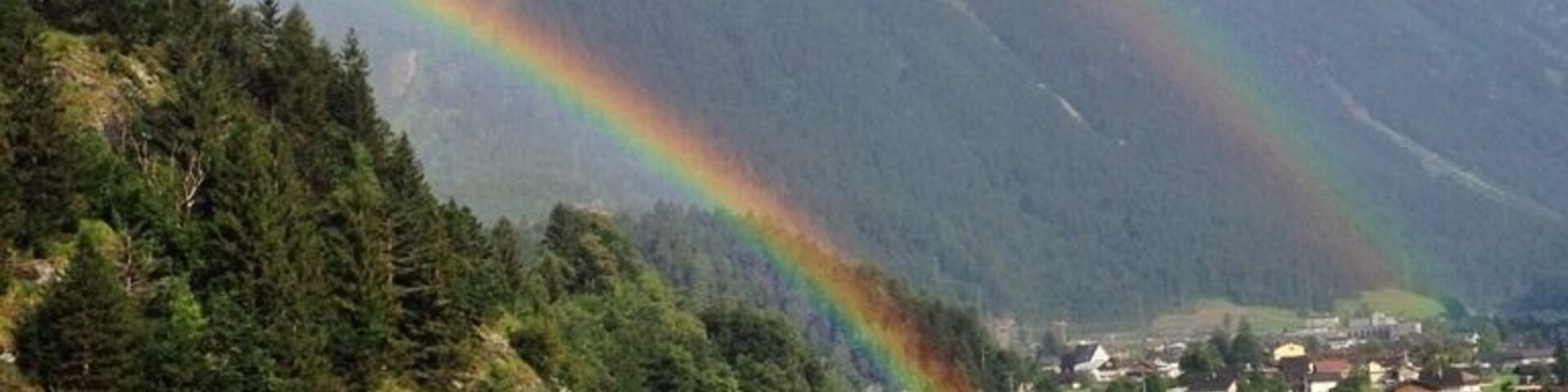 What a view after a short rain close to the Aare Gorge, situated between Meiringen and Innertkirchen in the valley of Hasli, Switzerland.