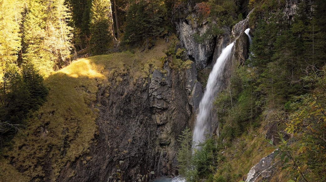 The first waterfall you will encounter when approaching the entrance of the gorge!