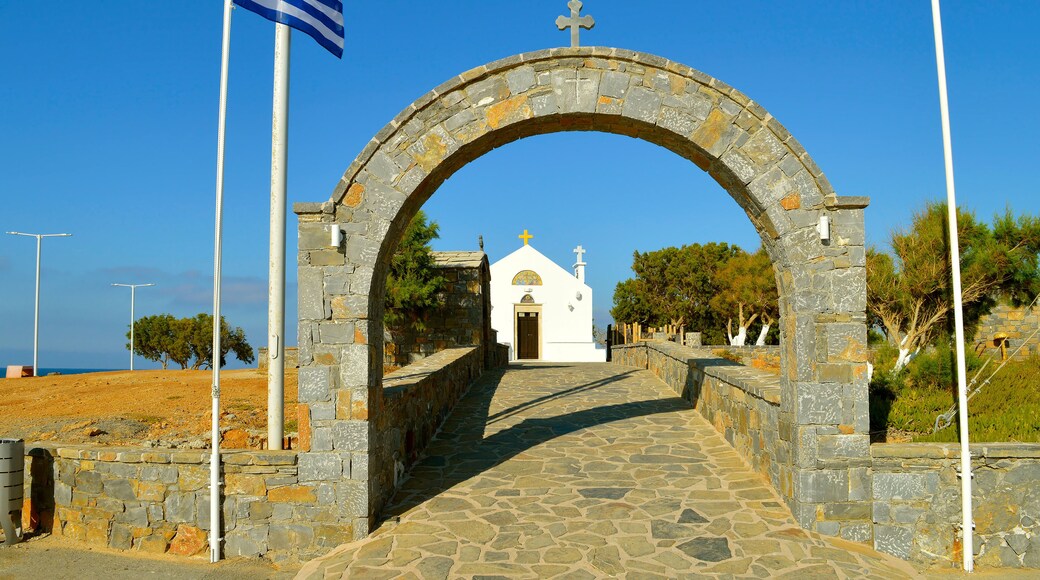 Gouves church of saints Constantine and Helen entrance in Crete