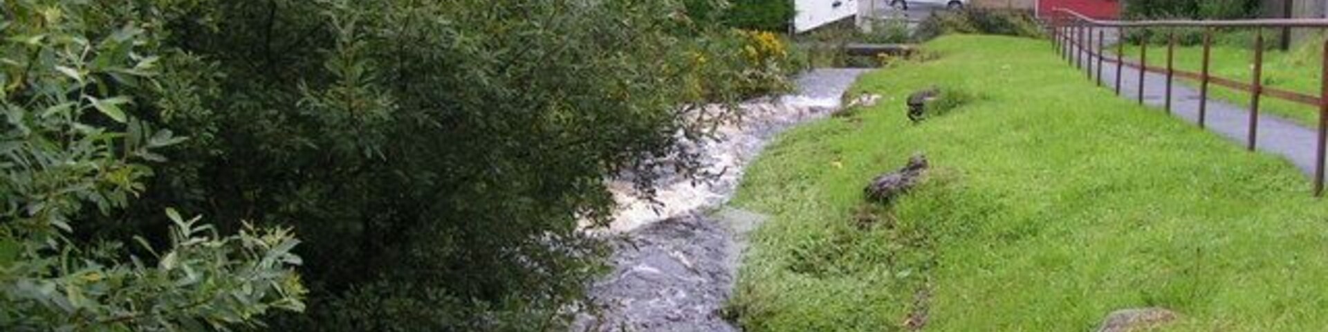 Stream after heavy rain