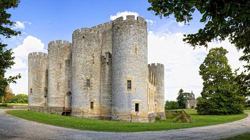 Chateau de Roquetaillade, Mazeres, Gironde, Aquitaine, France