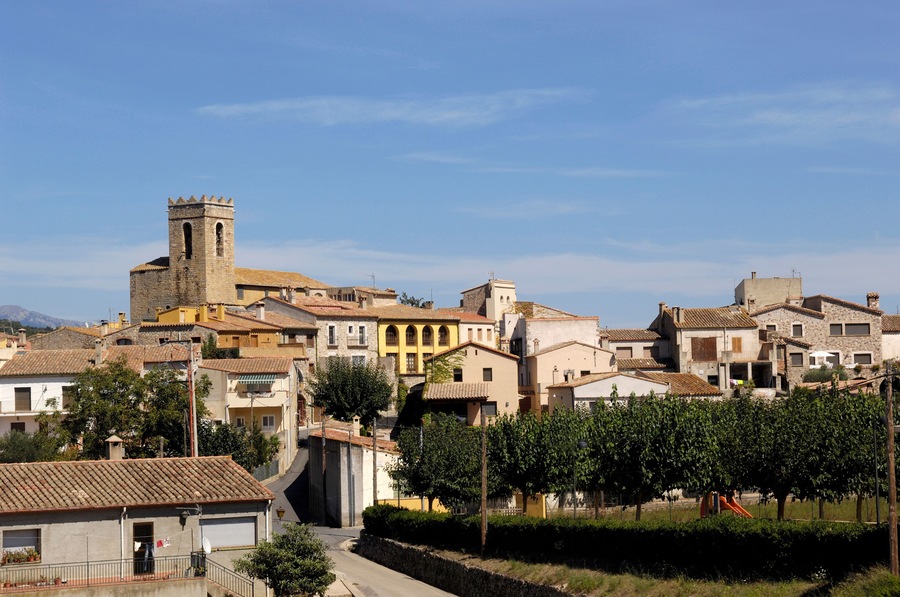 village of Darnius, Alt Emporda, Girona province,Catalonia,, Spain