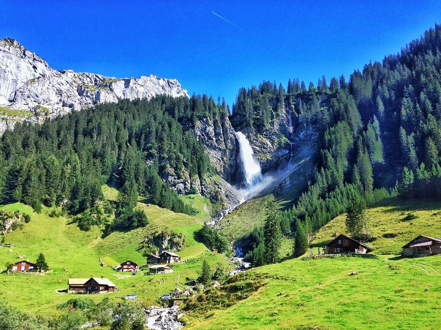 Klausenpass Falls.