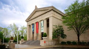 Mount Adams featuring an administrative buidling, heritage architecture and signage