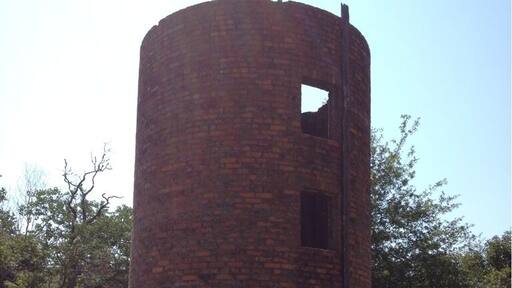 This is an old grain silo.