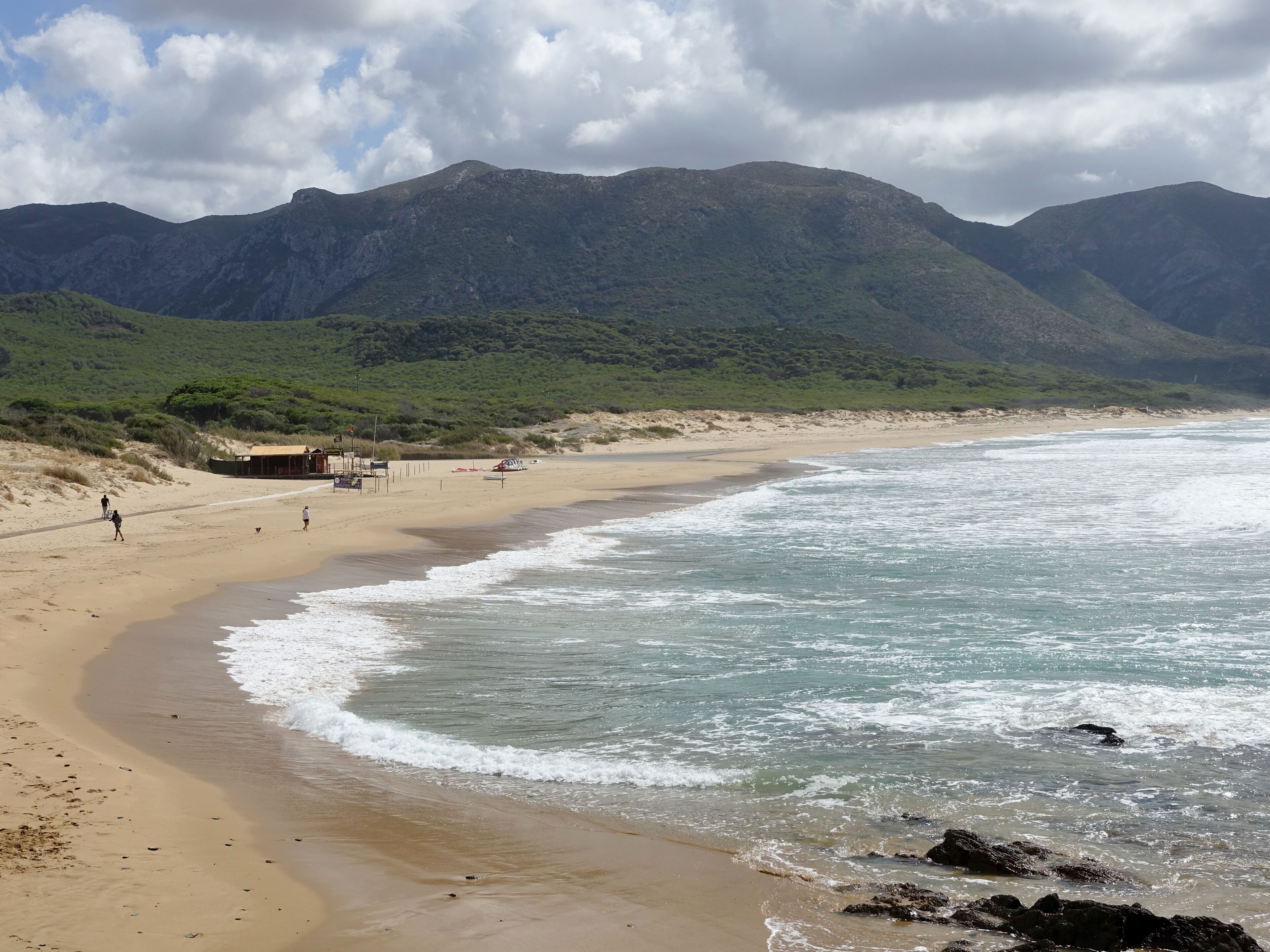 Strand Portixeddu (Spiaggia Portixeddu), Gemeinde Fluminimaggiore, Sardinien, Italien